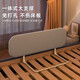 Yougeyi No-Installationsbett Zaun Baby Zaun Bett Anti-Fall-Schalldämpfer-Bett Side Wächter tragbare Faltbett-Leitplanke 0,8 Meter Rock Limette [faltbar + freie Aufbewahrungstasche]