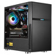 Xianma (SAMA) flat head M1 e-sports version desktop small chassis supports M-ATX motherboard 240 water cooling/non-drilled tempered glass side-transparent/backline/independent power bank/U3
