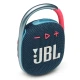 JBL CLIP4 Wireless Music Box Four Generations Bluetooth Portable Speaker Subwoofer Outdoor Mini Speaker Dustproof Waterproof Super Long Battery Life One Buckle Blue Pin Powder