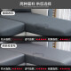 Xuanbo simple modern fabric sofa set for large and small apartments removable and washable technical cloth latex solid wood simple living room three-seater 2.1 meters + footrest + coffee table TV cabinet removable and washable cotton and linen fabric (sponge version)
