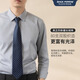 BLACKMONDAY high-end pure cotton shirt men's long-sleeved spring and autumn liquid ammonia anti-wrinkle iron-free men's business formal professional shirt men