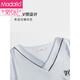 
Modal ice silk nightgown for women in summer pajamas sexy thin short-sleeved V-neck pajamas skirt thin imitation silk home clothes 1345-Rice apricot color [nightskirt] L (165)