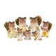 Sylvanische Familien japanische Version von Eichhörnchen Baby spielen Haus Girl Spielzeugpuppe Set Geburtstagsgeschenke Kindergeschenke