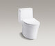 Kohler Toilette Haushalt Toilette K1381TS0 über 'fünfstufige spiralgeschwindige Windgrün-Energie' einteilige Toilette K1381TS0 Gewöhnliche langsame Abdeckung 305 mm