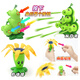 Plant vs. Zombie Toys 2 Pea Shooter Model Figure Full Set Can Be Ejected Soft Dolls 6-10 Years Old Children's Toys Boy [Soft and Hard Glue 28 Pieces - Storage Barrels] 19 Plants + 5 Zombies