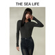 
THE SEA LIFE Ou Hai Yisheng 24 spring and summer sweater looks slim and thin slim commuting base shirt X15738 Pigeon gray M