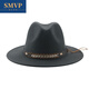 SMVP Tibetan top hat cowboy hat felt hat western cowboy woolen Tibetan hat ethnic style Xinjiang Tibet travel hat brown M (56-58cm)