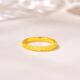 Jin Xiaoxiu gold ring for women, sparkling, exquisite crushed ice, pure gold 999 ring, new hard gold as a gift for girlfriend, crushed ice ring No. 12 - more to be refunded, less to be replenished 1g - more gold is heavier, less to be replenished