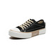 Nouvelle chaussures de planche résistantes à l'usure d'été Version coréenne étudiante polyvalente chaussures de toile pour hommes chaussures de couple décontractées chaussures blanches tendance femmes hommes et femmes 6620 noir (modèle classique) 42