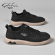 Satchi Casual Shoes Herrenschuhe 2025 Sommer Neue atmungsaktive Sportbrettschuhe trendy vielseitige Business Canvas Schuhe Herrenschuhe Schwarz 41 [Lederschuhgröße]