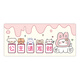 Drei-Farben Katze Kreatives Text Maus Pad Super großes niedliche Cartoon Girl Office Computer Tastatur Tisch 12376 Prinzessin Bitte machen Sie ein Fortune 100 cm x 50 cm x 5 mm