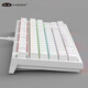 MageGee SKY 87 wired backlit keyboard 87-key gaming mechanical keyboard Business office comfortable keyboard Laptop mechanical keyboard White mixed light green switch