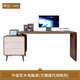 Silan Mengbei solid wood desk and cabinet integrated desk light luxury modern corner computer desk home bedroom study workbench writing desk upgraded solid wood desk without chair 1200*600*770mm (keyboard tray shot separately)