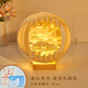 Yunya paper carved lamp high-end creative gifts night lanterns Chinese Valentine's birthday gifts for girls' best friends' gifts Spring River Flower Moon [gift bag + greeting card]