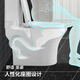 
ArROW flush toilet large flush household siphon toilet water-saving toilet seat easy clean glaze AEB12609 305 pit (applicable to 290~380mm) inspection and signing