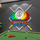 Shaoyu Internet Promi Billard Hall Wall Decoration Supplies Malerei Billard Raum