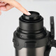 Sperrenverriegelung (Sperre/Sperre) große Kapazität, drei Tassen tragbarer Griff, abnehmbares Lanyard, breiter Mund-Pot-Isolierung Pot LHC1478BLU- 2L