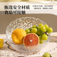 彩致（CAIZHI）水果盘干果盘零食盘客厅家用托盘糖果坚果盘轻奢果盘两个装CZ6210