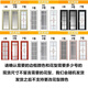 XMSJ卫生间门厕所门厨房钛镁铝合金简约家用洗手间浴室玻璃厨房平开门 香槟金A左内开+门把手在右边 198x691号花型1.0