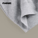 
PANEPANE 2024 autumn new round neck sweatshirt long-sleeved casual pullover letters loose light gray top for men and women light grey9767 S