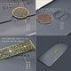 Accesorios de té de Danube Meng Accesorios de té Filtro de té Mesh Filtro de cobre puro Tabla de drenaje Tabla de fuga Hollow Filtro de cobre Filtro de cobre Tabla decorativa 12116 mm de espesor 1 mm Sin orificio de filtración