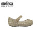 Melissa Summer Campana Cooperation Braided Hollow Buckle Bird's Nest Children's Shoes 32995 Bright Gold 24