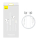 Baseus C18 in-ear wired headphones type-c Apple iPhone17 Huawei mate70p80OPPO mobile phone laptop game wire control with microphone