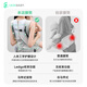 乐蒂宝贝婴儿背带腰凳科技护腰腰凳宝宝遛娃抱娃神器减震坐垫四季通用 护腰款-月影灰 科技护腰旗舰款