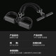 Jixingjiu foot pedal puller men's tension rope resistance band fitness equipment sit-up assistant arm training multifunctional 100 pounds)