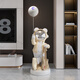 Jizhao Astronaut Starry Sky Projector Lamp Intelligent Audio Ornament Astronaut Large Floor-to-ceiling Living Room Gift for Moving Home Cream Color Astronaut + Xiaoai Speaker + Projector Lamp No Specifications