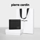 Pier Cardin Herren Brieftasche kurzer Mehrzweck-Ticket-Clip-Brieftasche Horizontaler Brieftasche Vatertagsgeschenk für Papa Männergeschenk Schwarz