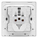 施耐德开关插座 珍铂PC系列丝绒白色 86型墙壁5孔插座 五孔（新国标） 插座