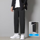 Tanghao (Tanghao) Weißes langärmeliges Hemd Herrenpaar Anzug losen DK-Krawattenhemd Trend koreanischer Stil Klassenuniform-Abschluss-Hemd weiße Top + Krawatte + Schwarze Hose L.