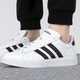 阿迪达斯（adidas）官方舰店男鞋 夏季新款运动鞋耐磨德训鞋滑板鞋透气休闲鞋男 9195-白色-皮质三条纹板鞋 41