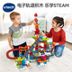 VTech Blocs Blocs Train Tracks grandes particules Building Steam Teaching Children Toys Boys and Girls 1er juin Gift pour la journée pour enfants