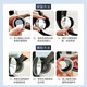 Car valet rearview mirror small round mirror reversing auxiliary mirror reflector 360-degree high-definition waterproof blind spot auxiliary mirror