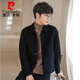 Pierre Cardin Men's Wool Jacket 2025 New Spring and Autumn Double-sided Wool Short Coat High-End Casual Woolen Jacket Camel L 115-135Jin Jin is equal to 0.5 kg
