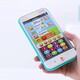 Huile Baby Chat Mobiltelefon Kinderspielzeug simuliertes Telefon Chinesisch und Englisch Zweisprachig mit Lichtern Early Education Musik Baby Kleinkinder Micro-Chat Handy 677