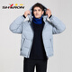 
Sherron off-season down jacket men's short loose autumn and winter jacket hooded fashionable and versatile sports and casual 12605 dark red 3XL