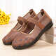 WVNE old Beijing cloth shoes for women new 2025 spring and summer women's elderly grandma shoes soft sole breathable mother shoes 7170-66 red 37