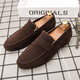 Région occidentale Camel 2023 Chaussures de gabares neufs d'été pour le printemps pour hommes givré givré dans les chaussures à tendance des chaussures en cuir coréen masculin 6999 Brown 42