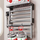 Rack de serviette électrique Tianyuan Muge sans poinçonnage de serviette de salle de bain séchage en fibre de carbone intelligente Chauffage de salle de bain Salle de rangement de salle de bain lait blanc T681 Version chronométrée - Ligne laissée (53 cm)