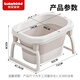 Babyhood (babyhood) children's bathtub baby bathtub [0-10 years old] baby foldable bathtub free bath stool milk coffee color