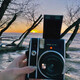 Polaroid instax mini40 mini11/7/7c upgraded retro camera selfie Official standard + accessories gift pack + 10 photo paper