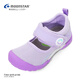 Moon Star Children's Shoes Children's Sandals Baotou Boys Beach Shoes Girls Net Shoes Summer Mesh Hollow Breathable Sports Shoes Purple (Upgraded Version) 27 (Inside Length 17cm Suitable for Feet Length 16.5cm)