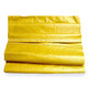 Aibaijia bright yellow thickened woven bag large snakeskin bag moving bag express packing bag storage bag construction garbage bag bright yellow 60*102cm 10 pieces