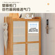 Sizhuge home door shoe cabinet 2025 new entry good-looking dormitory shoe rack with door simple rental room strong and durable brown plastic rattan door 7 layers