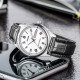 Casio (CASIO) Casio watch men's watch Simple and fashionable watch Casual simple business waterproof pointer watch for boyfriend White belt MTP-V006L-7B