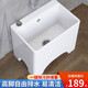 Keramik-Mop-Pool großer Mop-Pool-Wasserhahn bodenhaftes Haushaltsbadezimmer Badezimmer kleiner Mop-Pool 13751 Lang