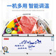 Hlaoxue Freezer Ménage commercial Réfrigérateur horizontal de grande capacité Réfrigération à double température Good Snow Freezer 688 Température Modèle de capacité accrue (long 1,3 mètre)